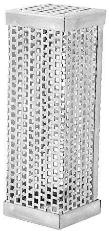 Xyntor 6 Inch Square Smoker Tube - 304 Stainless Steel BBQ Pellet Smoker for Electric/Gas/Charcoal Grills | Heat Tolerant Wood Chip Holder for Cold Hot Smoking