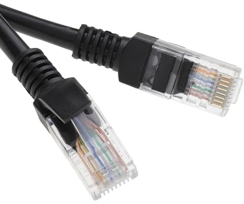 kenable Outdoor External CAT5E-CCA UTP Network Cable Ethernet Patch Lead PE Jacket Weather Resistant Black 15m