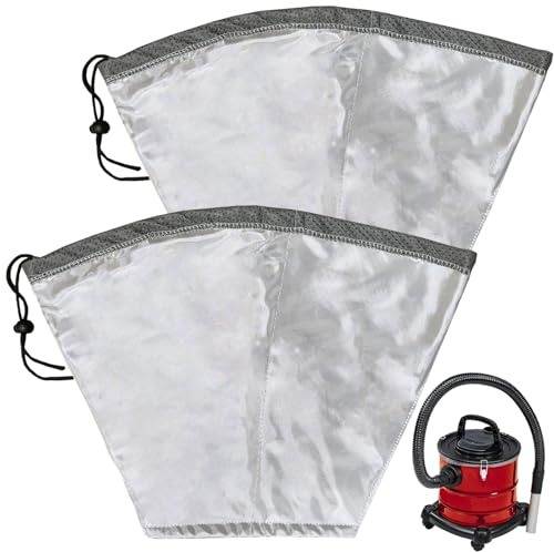 2 Stück Wiederverwendbare Feinstaub-Vorfilterpatronen, Kompatibel mit Einhell-Aschestaubsaugern TC-AV 1720 DW und TC-AV 1718 D, Nicht Brennbares Material, Schutz für Faltenfilter