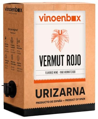 Vermut Rojo Artesano Bag-in-Box 10 L – Aperitivo Español con hierbas selectas | Elaborado en La Rioja | Intenso, equilibrado y listo para servir