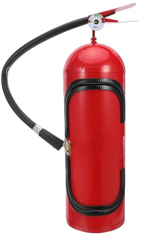 HAKIDZEL Minibar Extintor de Incendios Metálico Botellero de Vino Compacto para Encimera Caja Organizadora de Almacenamiento para Vinos y Licores para Bar en Casa Obsequio Original