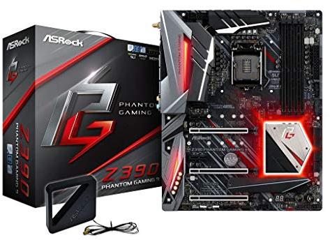ASRock Z390 Phantom Gaming 9 Mainboard, Socket 1151, RGB-LED Motherboard, ATX, mattschwarz