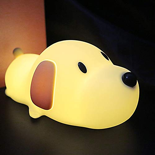 Etmury LED Nachtlicht für Kinder, Nachtlampe Baby mit Touch Schalter Tragbare Silikon Nachtlichter Dimmbar Warmes Weißes Licht für Babyzimmer Schlafzimmer Wohnräume