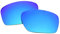 SOODASE Pour Oakley Scalpel Des lunettes de soleil Bleu Verres de remplacement polarisés