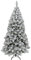 MAURY'S Albero di Natale Artificiale Roccaraso Sintetico Innevato 240 cm Rami a Gancio Folto Effetto Realistico Decorazione Natalizia