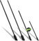 Anaeat 4 Piece Silicone Spatula Set - One-Pieces Seamless Design - Non Stick Rubber Spatulas Kitchen Scraper for Baking, Cooking, Scraping & Mixing, Heat Resistant & BPA Free & Dishwasher Safe (Black)