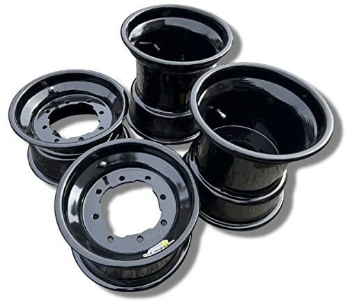 Goldspeed Quad Felgensatz Aluminium schwarz 10x6 / 10x10 für LT-Z 400 / LTR450 LT-R 450