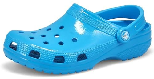Crocs Unisex Classic Clog, Neon Hl Ocean 4os, 10 UK Men/ 11 UK Women