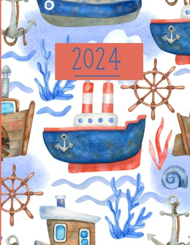 Senioren Kalender 2024: 1 Seite 1 Tag / A4: Tageskalender für mehr Tagesstruktur, Bewegung, Dankbarkeit, Aufgaben usw. - für ältere Menschen, Demenz Betreuung, Low Vision