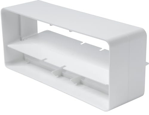 220x90mm Rechteckiger Kanalverbinder mit Ventil - Integrierter Rückflussverhinderer - Lüftungssystem, Heizen, Kühlen