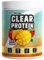 Clear Protein Vegan 360g JUICY MANGO, unglaublich leckerer & erfrischender Protein-Drink, vegane Clear Whey Protein/Iso Clear Alternative mit hochwertigem Erbsenproteinhydrolysat, 56% Protein