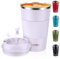 KETIEE Travel Mug Insulated with Leakproof Lid, Reusable Double Walled Coffee Cup, Stainless Steel for Hot Cold Drinks, 380ml Light Purple