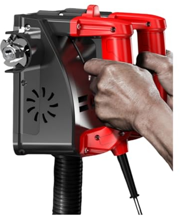Konfiur Fresa per calcestruzzo per superfici dure, 1200 W, 3000 R/min, fresatrice a rulli per la ristrutturazione, fresatrice per muri, smerigliatrice per calcestruzzo, smerigliatrice per cemento,