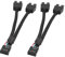 Guihydur 2 Stück Computer-Motherboard-USB-Verlängerungskabel 9-Polig, 1 Buchse auf 2 Stecker, Y-Splitter, Audio-HD-Verlängerungskabel für PC-DIY-Zubehör