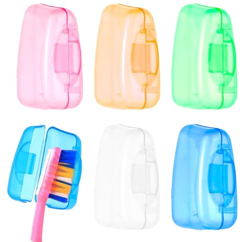 TIESOME Lot de 10 capuchons de tête de brosse à dents de voyage - Pour la maison, le bureau, l'hôtel et les voyages en plein air