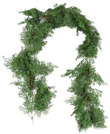 Rami di Natale, Ghirlanda di pino natalizio da 6 piedi, grande cipresso di pino verde