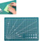 Tapis de couture auto-cicatrisant, A5, double face, 5 plis, planche à découper pour tissu, patchwork, loisirs créatifs, couture, scrapbooking (vert)