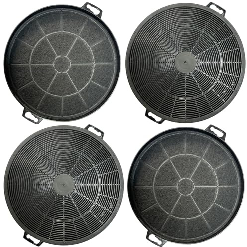 Beaufan 4er Pack AK01 Kohlefilter Kompatibel mit Dehflex AK01, Kompatibel mit Constructa 00353121, Kompatibel mit BSH Group 00353121/353121, Kompatibel mit Electrolux 2330416005