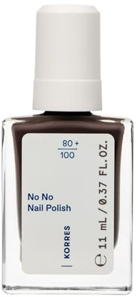 KORRES No No Nail Polish 36 Taupe – veganer 10-Free Nagellack mit Gel-Effekt, hoher Deckkraft & brillantem Glanz, splitterfest, 11 ml – natürlich gepflegte Nägel ohne Schadstoffe