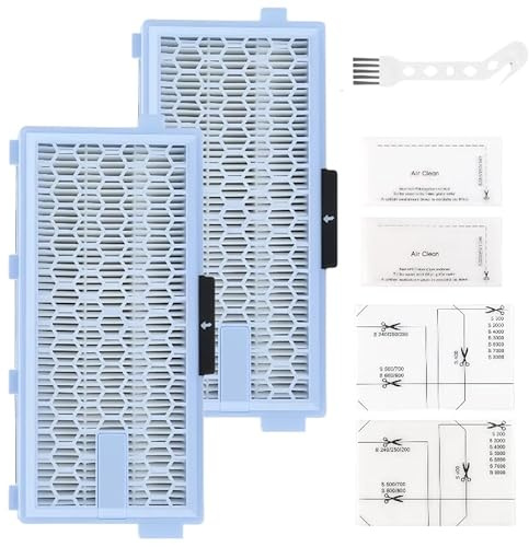 2-Pack SF-HA 50 HEPA Filters Compatible with Miele Filters Vacuum Cleaners Compact C1/C2/C3, S4/S5/S6/S8 Series | Also Replaces Active Filter Models | Number SF-HA 50