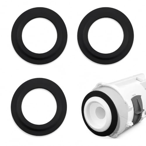 3 Pcs Replacement Toilet Flush Valve Rubber Seal for Siamp 49/50, Toilet Seal, Diaphragm Washer, Anti Leak Toilet Flush Valve Seal Kit for Siamp Optima Toilet Repair Parts