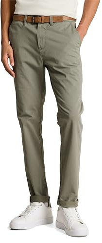 TOM TAILOR Denim TTSLIM Chino Hose mit Gürtel