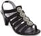LONDON FOG Nanci Kleid Sandalen, Schwarz, 40.5 EU