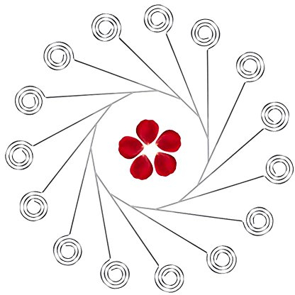 50 stücke Silber Cliphalter Tischkartenhalter DIY Metall Clip Karte Hinweis Foto Memo Halter Metall Clamp Clay Kuchen Zubehör(Forma rotonda)