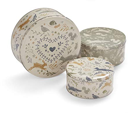 Cooksmart Woodland Set of 3 Round Cake Tins
