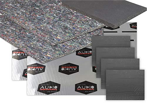 Audio System Door KIT 2.0 Dämm-Set: Schallisolierung für 2x Türen mit Neopren-Schaum, AluButyl und Silence Fleece Dämm-Vlies