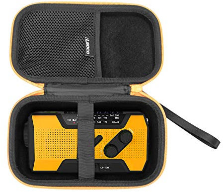 RLSOCO Hard Case Compatible with FosPower Emergency Weather Radio (Model A1)/(Model A3) NOAA AM/FM Portable Power Bank & Raynic 5000 Weather Radio Solar Hand Crank Emergency Radio (Case Only)