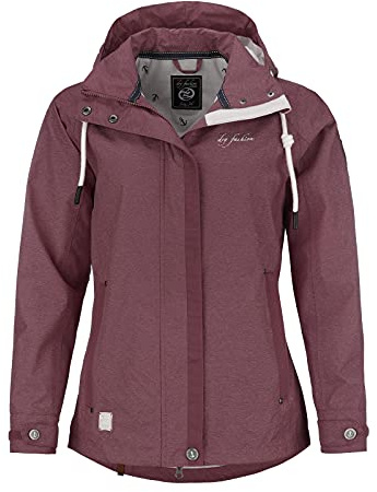 Dry Fashion Damen Funktionsjacke Greetsiel - Outdoor Jacke Damen Reißverschluss Jacke Atmungsaktiv Winddicht Wasserdicht