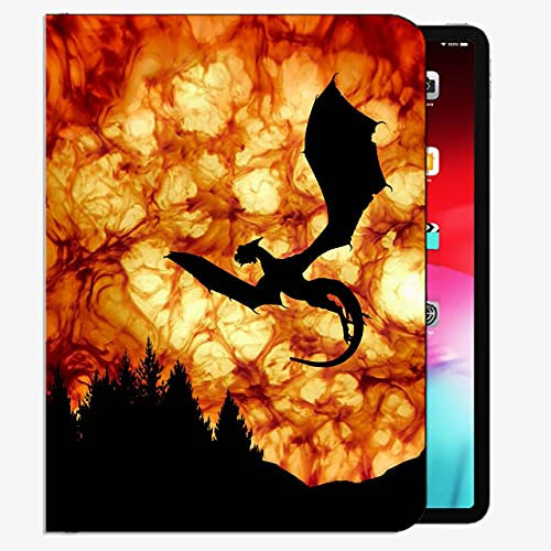 Caso para el Nuevo iPad 10,2 2020/2019-8 de iPad / 7 de la Cubierta del Caso Generación, dragón del Cielo del Fuego 8 Caja Delgada Cubierta de Shell para el iPad de 10,2 Pulgadas