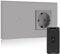 BSEED Presa normale con interruttore della luce Smart Alexa, compatibile con Alexa, Google Home, interruttore touchscreen in vetro, 1 scomparto 1 via, presa 16 Amp grigio (cavo neutro necessario)