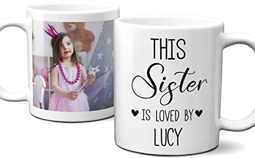 Sister Mug Personalised Sister Cup Sister Birthday Gift Present for Sister Birthday Christmas Premium Photo Mug Sister Gifts Fast Delivery