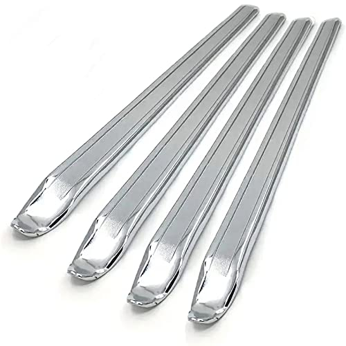 ASelected 4 Pièces Démonte Pneu Manuel, 30cm Demonte Rneu Moto/Voiture en Acier Au Manganèse,Outils de Réparation Levier Demonte Pneu Vélo Voiture Moto (Argent)
