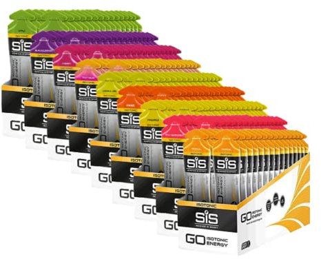 SIS Science In Sports GO Gel - 30 Pack - 25g of isotonic carbohydrate (Pink Grapefruit)