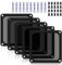 YIMATEECO 120mm Fan Dust Filter PC for Computer Cooler/PSU/Routers PVC 50 Mesh, 5 Pack Magnetic Filter Mesh PC Case Cover Fan Grills Dustproof (PVC PRO, 120 * 120mm, 5pcs, Black)