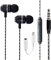 AMPLE For Nokia C12 C22 C32 X30 G60 C21 / Nokia G42 G11 G21 X20 X10 G10 G20 Earphone - Wired Bass Stereo In-ear Headphone (USB C To 3.5mm Jack Adapter Included) Headset Earbuds (BLACK)