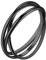 Suplight Silber 925 Verlobungsring für Damen Herren 3 ineinander verschlungene Ringe Design Fingerring simpel Ehering Schwarz Wickelring Antragsring Memoirering Größe 54