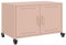 vidaXL Mobile TV Rosa 68x39x43,5cm in Acciaio Laminato a Freddo, Mobile Porta TV, mobiletto HiFi, Mobile per dispositivi multimediali, Supporto TV