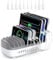 ORICO 120W Charging Station for Multiple Devices, Upgrade Wider 10 Ports Smart USB Charging Station with Cooling Fan, Compatible with iPhone, iPads, Android Phone and Tablets DUK-10P-V1