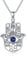 enjoylifecreative Hamsa Evil Eye Necklace 925 Sterling Silver Evil Eye Hand of Fatima Necklace Hamsa Hand Jewellery Gifts for Women Girls
