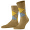 Burlington Herren Socken Manchester M So Baumwolle gemustert 1 Paar, Braun Mustard 1290, 40-46