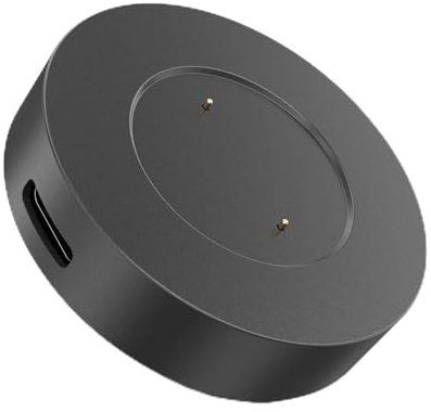 Amzpas Caricatore per Huawei Watch GT Classic Sport GT2 GT2E Honor Watch Magic Honor Watch Dream GS Pro, Veloce Portatile Caricatore di Ricarica USB C (Nero)