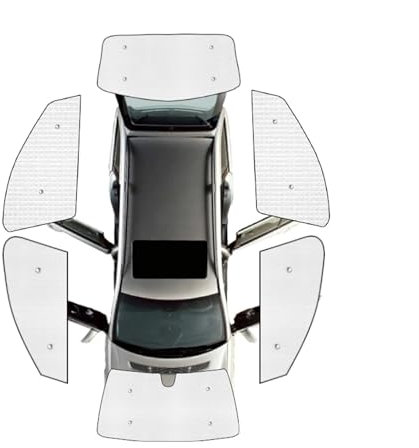 Parasoles Coche Parasoles Cobertura Completa Accesorios Parabrisas Coche Visera Solar Para Mazda 3 Para BM Para BN 2013 2014 2015 2016 2017 2018 Para Axela Hatchback Parasol Coche Lateral(All Sunshade