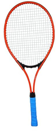 QSTDGVPW Leichter Tennisschläger mit Nylonsaiten für Garten Und Strandaktivitäten, Orange