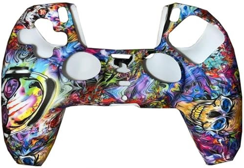 Coque de protection en silicone pour manette PS4 PS5 en 30 (Weired -278, PS5)