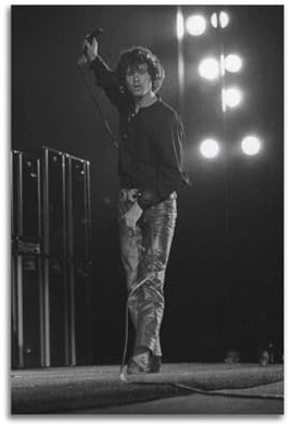 Zyfene Jim Morrison Klassisches Action-Poster, Kunst, Leinwand, Gemälde, Dekor, Wanddruck, Foto, Zuhause, moderne Dekoration, 30 x 45 cm