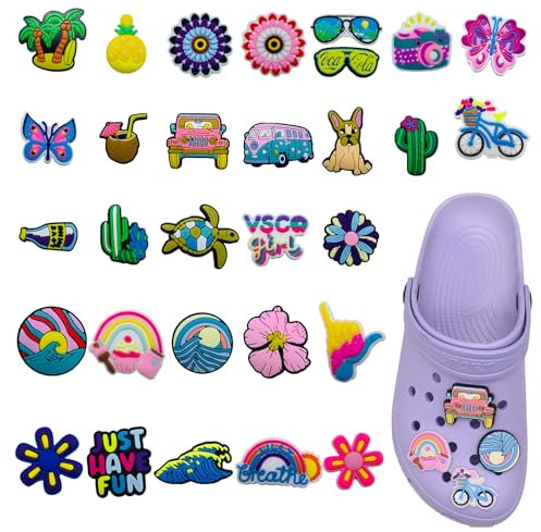 30 Stück für Crocs Anstecker Shoe Crocs Kinder AnhäNger Accessoires Jibbitz Jibbitz Cartoon Schuhdekoration Aufkleber Dekorationen Charms Sandalen Schuh-Charm Schuhanstecker ZubehöR